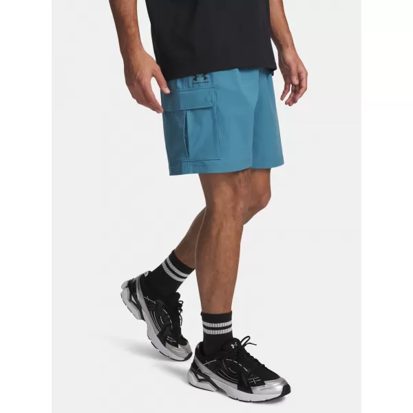  Moške kratke hlače UNDER ARMOUR VIBE WOVEN CARGO SHORT 1386560-466 MODRA 
