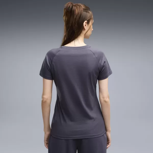  Ženska majica s kratkimi rokavi PUMA ESS SEQUINS TEE 69457635 ČRNILNE GLOBINE 