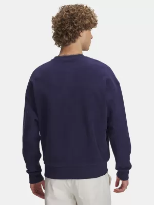 Moški pulover UNDER ARMOUR ICON REV TERRY CREW 6003942-403 MODRA