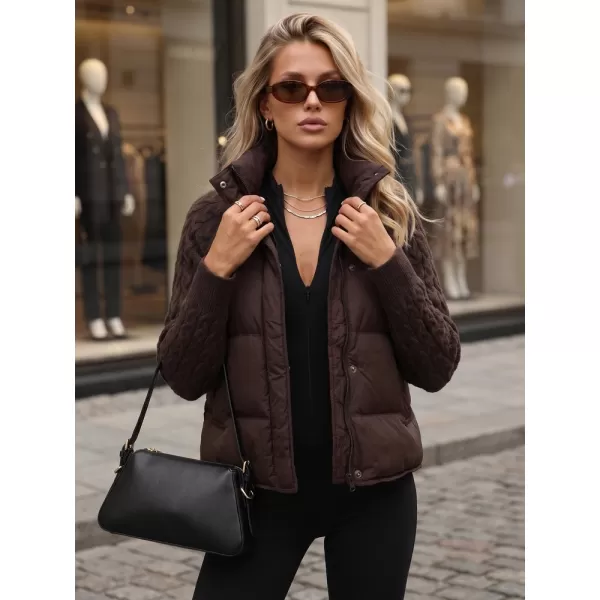  Ženska jakna DSTREET TY5931 RJAVA 