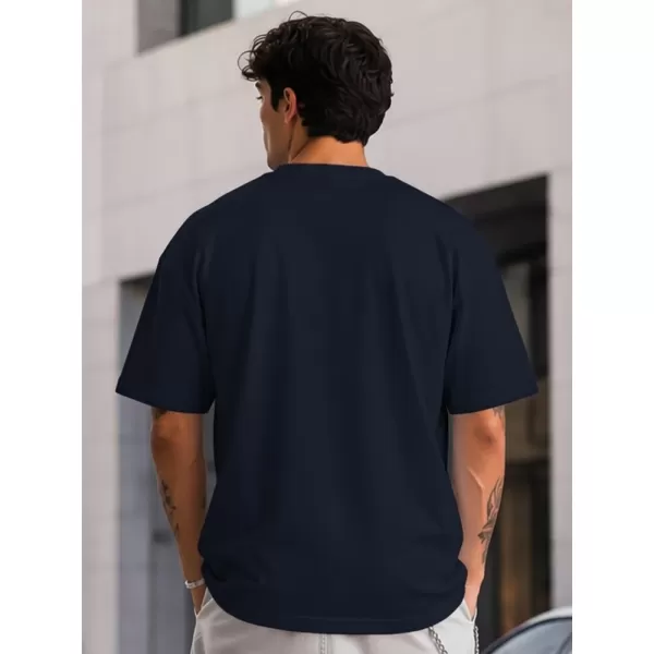  Moška majica s kratkimi rokavi DSTREET RX5684 TEMNO MODRA 