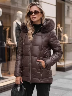Ženska jakna DSTREET TY5758 VIJOLIČNA