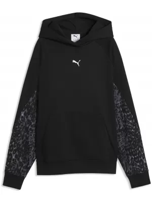 Ženski pulover PUMA SPORT ANIMAL STANDARD HOODIE FL 69400701 ČRNA PUMA