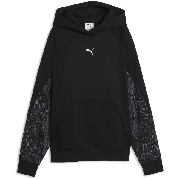  Ženski pulover PUMA SPORT ANIMAL STANDARD HOODIE FL 69400701 ČRNA PUMA 