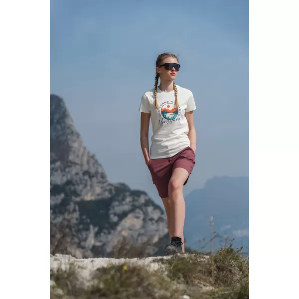  Ženska majica s kratkimi rokavi NORDBLANC STARLIGHT NBSLT8176 BELA 