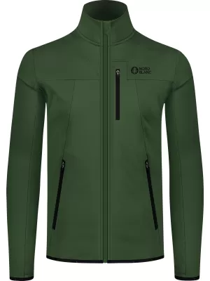 Moški powerfleece pulover NORDBLANC MORASS NBSFM8335 ZELENA