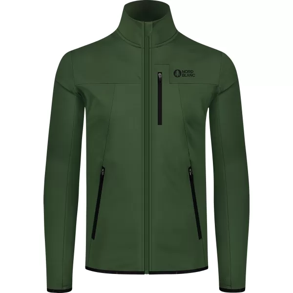  Moški powerfleece pulover NORDBLANC MORASS NBSFM8335 ZELENA 