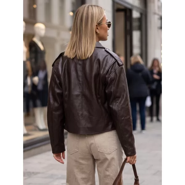  Ženska jakna DSTREET TY5920 RJAVA 