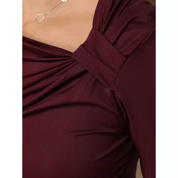  Ženska bluza DSTREET RY2945 BORDO 