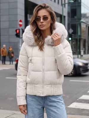 Ženska jakna DSTREET TY5832 BELA
