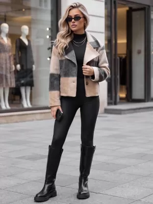 Ženski plašč DSTREET 1 NY0836 BEŽ