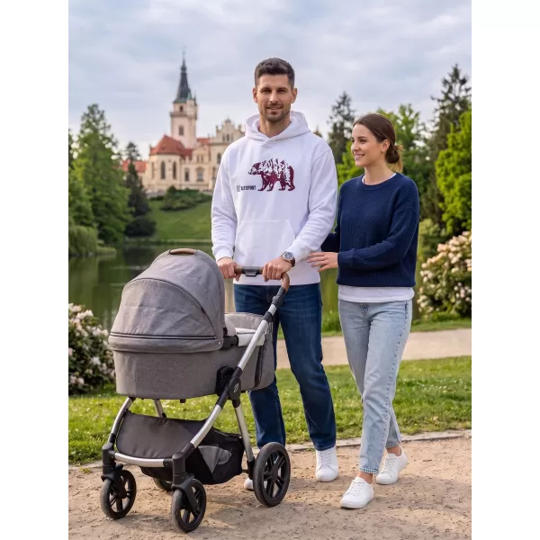  Moški pulover ALTISPORT ALM193422 BELA 