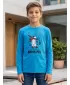 Otroška majica s kratkimi rokavi ALPINE PRO ECCO 2 NEON ATOMIC BLUE PA VARIANTA