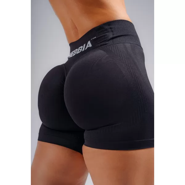  Ekstra kratke hlače na push-up NEBBIA PRIMAL 857 ČRNA 