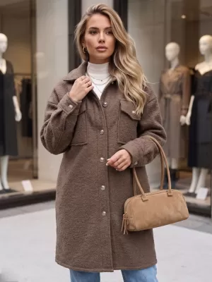 Ženski plašč DSTREET NY0803 BEŽ