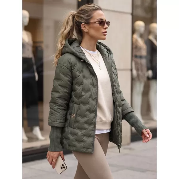  Ženska jakna DSTREET TY5869 ZELENA 