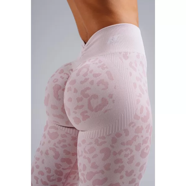  Kompresijske push-up pajkice z leopardjim potiskom NEBBIA PRIMAL 849 ROZA LEOPARD 