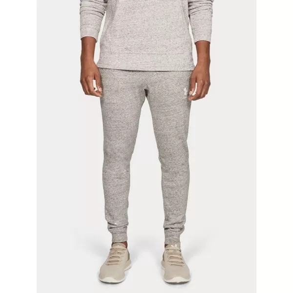  Moške trenirke UNDER ARMOUR SPORTSTYLE TERRY JOGGER 1329289-112 BELA 