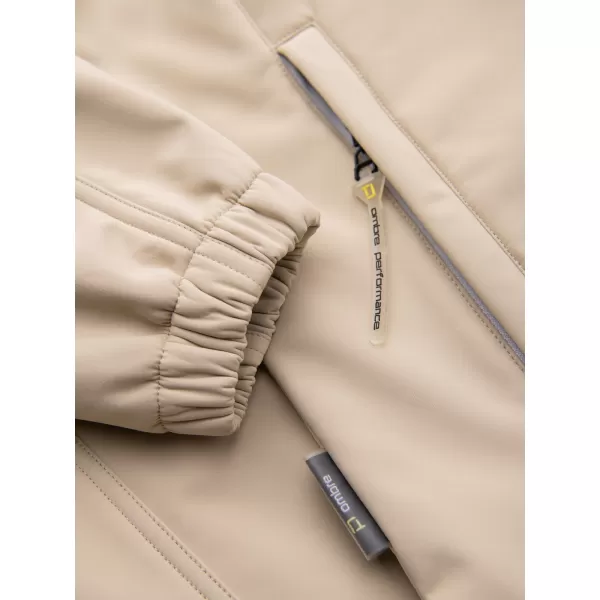  Moška softshell jakna OMBRE OM-JANP-0292 PESEK 