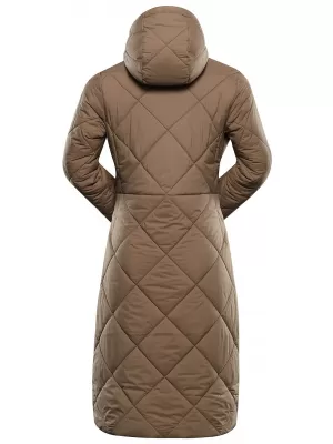 Ženski zimski plašč ALPINE PRO STAWA SEPIA ODTENEK