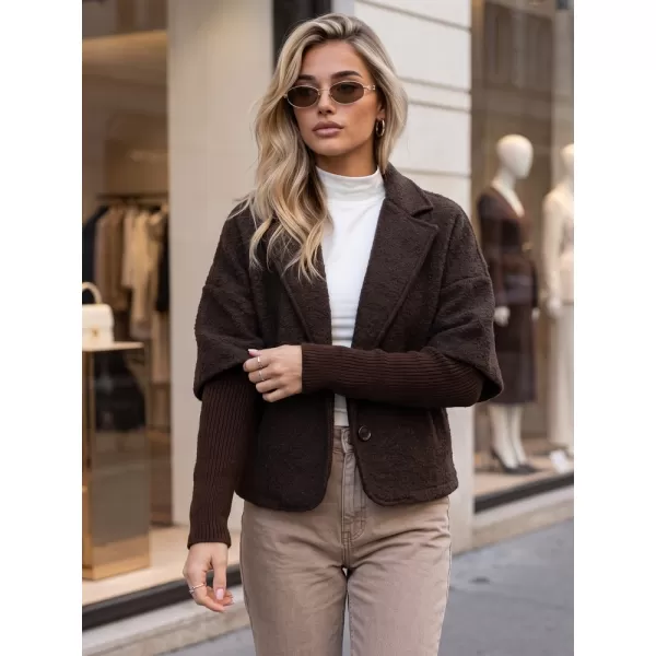  Ženski plašč DSTREET NY0843 RJAVA 