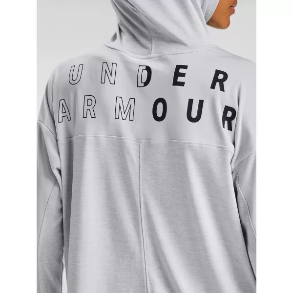  Ženski pulover UNDER ARMOUR TECH TWIST GRAPHIC HOODIE 1351977-014 SIVA 