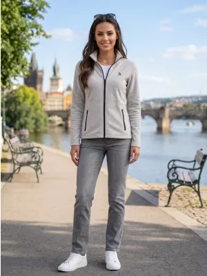 Ženski pulover iz flisa ALTISPORT ALW002852 SREBRNI POUDARKI