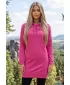 Ženski podaljšan pulover ALTISPORT ALW001419 MAGENTA