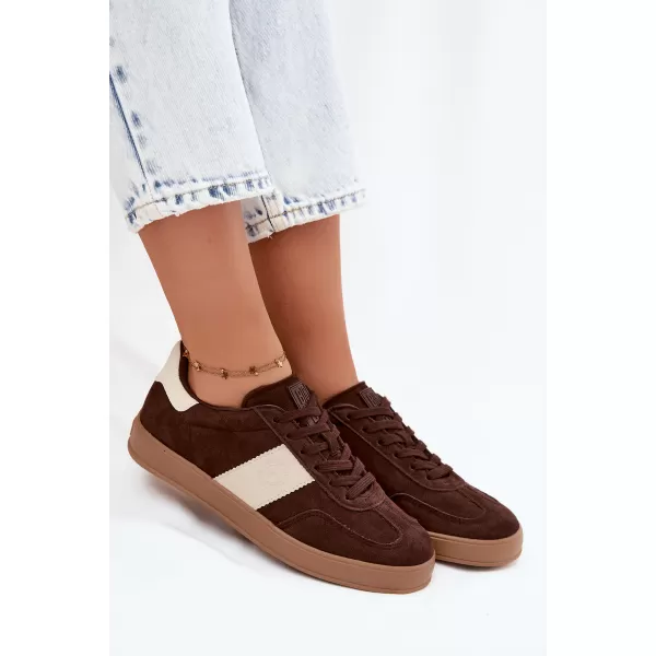  Ženske superge BIG STAR SHOES UU274008 RJAVA/BEŽ 