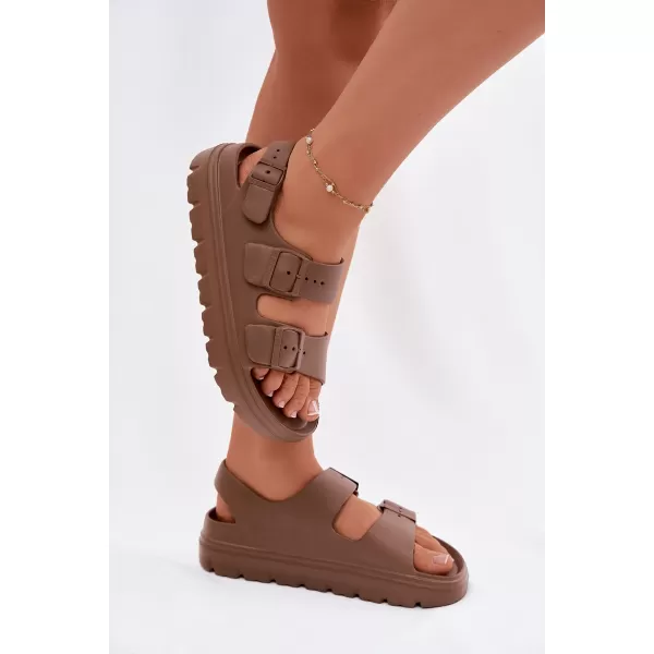  Ženske sandale BIG STAR SHOES TT274A035 RJAVA/BEŽ 