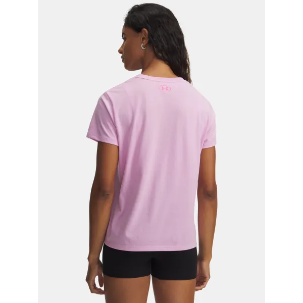  Ženska majica s kratkimi rokavi UNDER ARMOUR UA W VARSITY SS 6010592-669 ROZA 