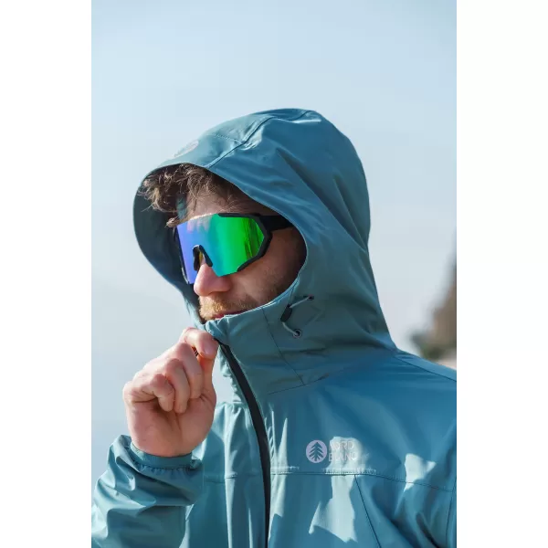  Moška nepremočljiva softshell jakna NORDBLANC EXPEDITIOUS NBSSM8323 ZELENA 