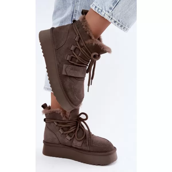  Ženski čevlji BIG STAR SHOES UU274315 RJAVE/BEŽ SENCE 
