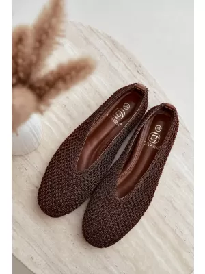 Ženske balerinke BOTO CH956 KAKI