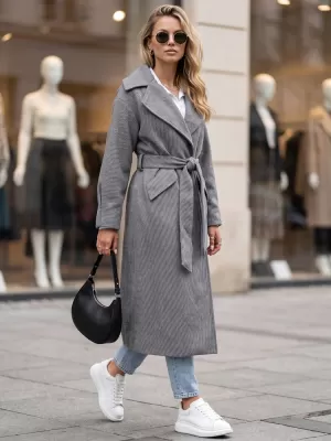 Ženski plašč DSTREET NY0773 ČRNA