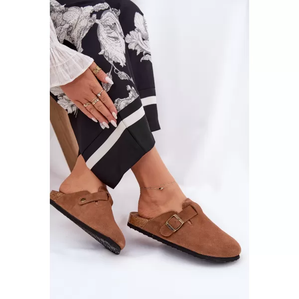 Ženski copati BIG STAR SHOES RR274A387 RJAVA/BEŽ 