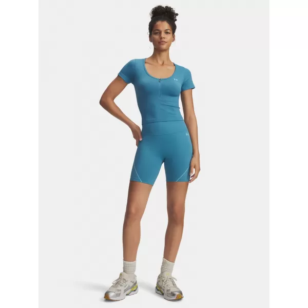  Ženske kratke hlače UNDER ARMOUR VANISH SEAMLESS SHORT 6000648-466 MODRA 