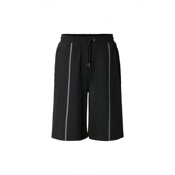  Moške kratke hlače Bermuda URBAN CLASSICS TB8439-00007 ČRNA 