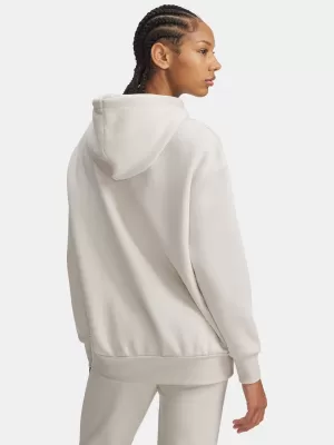 Ženski pulover UNDER ARMOUR ICON FLEECE OS HOODIE 1379495-111 BELA