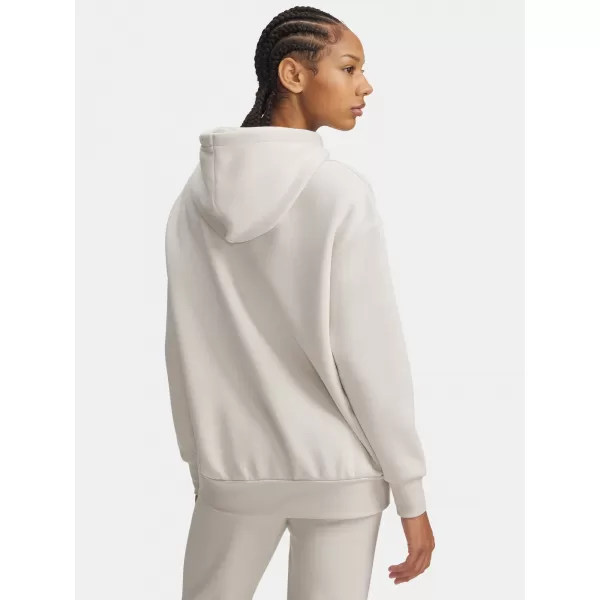  Ženski pulover UNDER ARMOUR ICON FLEECE OS HOODIE 1379495-111 BELA 