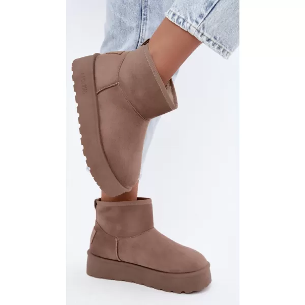  Ženski snežaki BIG STAR SHOES UU274224 BEŽ 