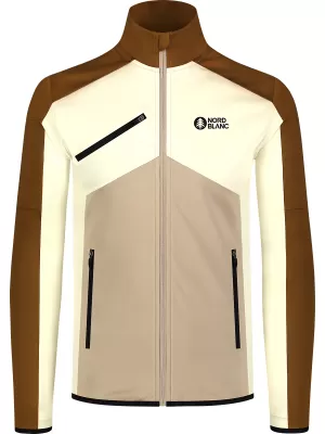 Moški powerfleece pulover NORDBLANC CUSP NBSFM8334 RJAVA