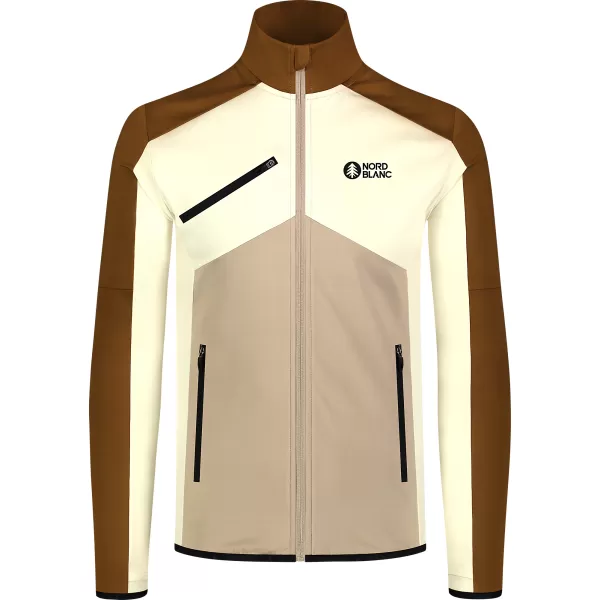  Moški powerfleece pulover NORDBLANC CUSP NBSFM8334 RJAVA 
