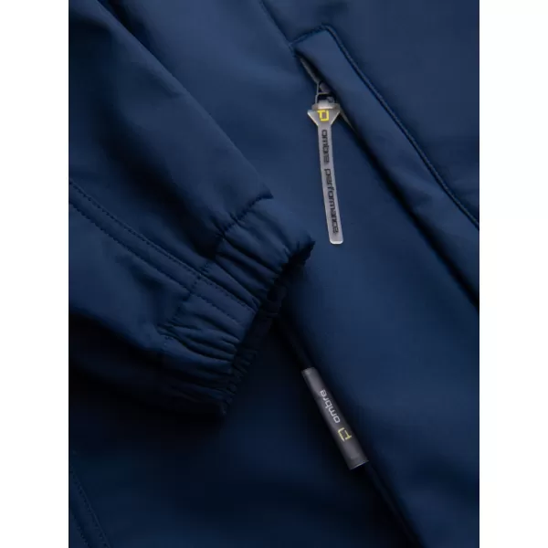  Moška softshell jakna OMBRE OM-JANP-0292 MORNARSKO MODRA 