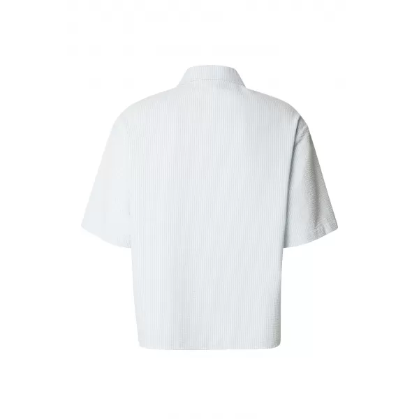  Moška srajca URBAN CLASSICS TB8417-22394 ZAMRZNITEV MODRA/BELA 
