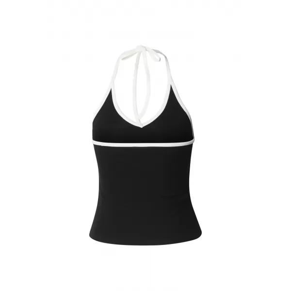  Ženski top URBAN CLASSICS TB8352-00007 ČRNA 