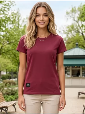 Ženska majica s kratkimi rokavi ALTISPORT NP/ALWST26001 BORDO