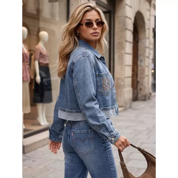  Ženska jakna DSTREET TY5901 MODRA 