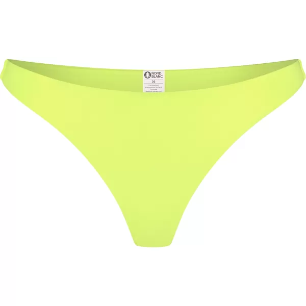  Ženski spodnji del bikinija NORDBLANC GLITZ NBSSS8240 SVETLO RUMENA 