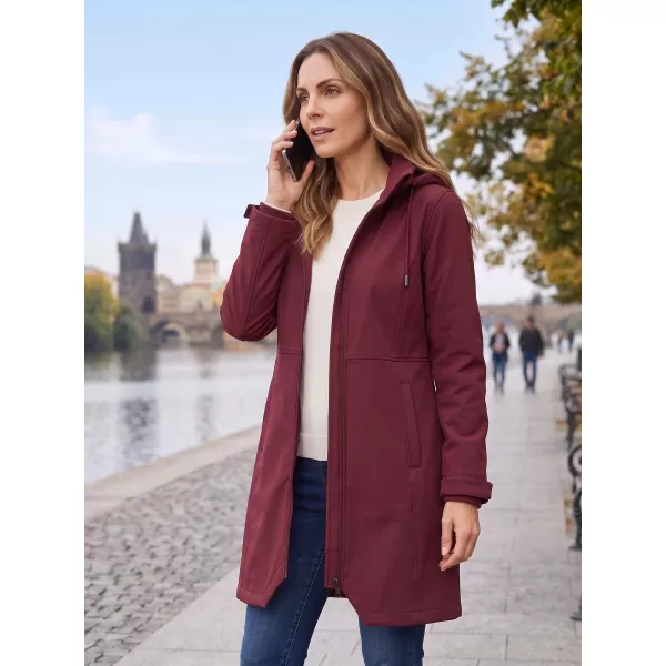  Ženski topel softshell plašč ALPINE PRO IBORA 2 RODODENDRON 